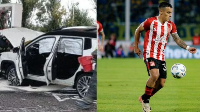 Tiago Palacios protagonizó un choque con su camioneta.
