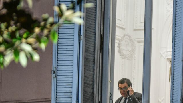 Claudio Moroni en Casa Rosada (Foto: Federico López Claro)