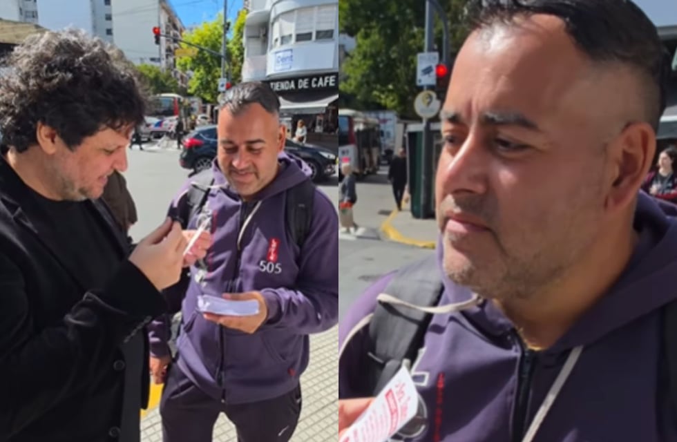 Reparte volantes en la calle, reveló su sueldo y los comentarios explotaron con mensajes de apoyo