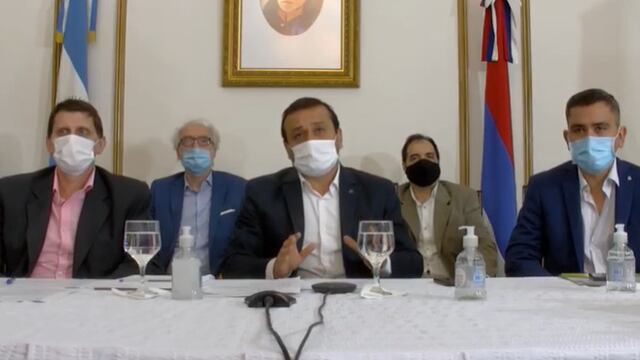 El Gobernador presentó el Ahora Iguazú este mediodía desde la sala de Situación de Casa de Gobierno.