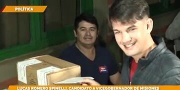Elecciones en Misiones 2023: Lucas Romero Spinelli votó en Posadas.