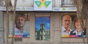 Matías Fhürer inauguró su local partidario