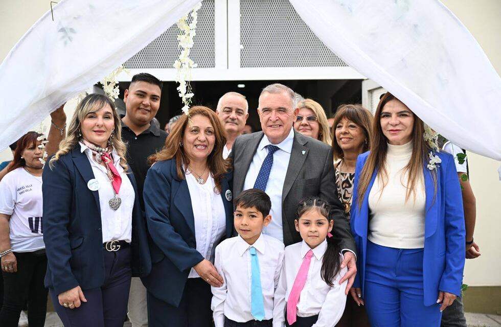 Jaldo dejó inaugurada la Escuela N°39