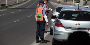 Mendoza, 25-12-17. Recorrida por controles viales y de alcoholemia, en el Gran Mendoza.