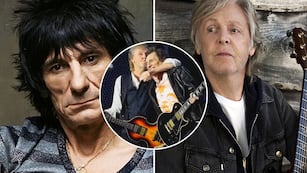 ¡Encuentro de leyendas! Ronnie Wood, el guitarrista de los Rolling Stones, fue al concierto de Paul McCartney