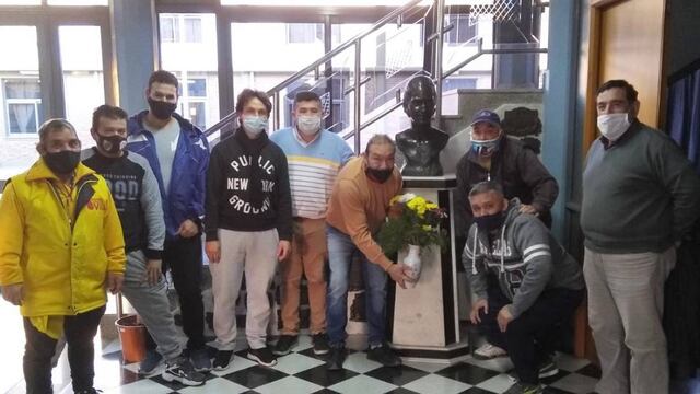 Homenaje a Evita en el Sindicato de la Carne