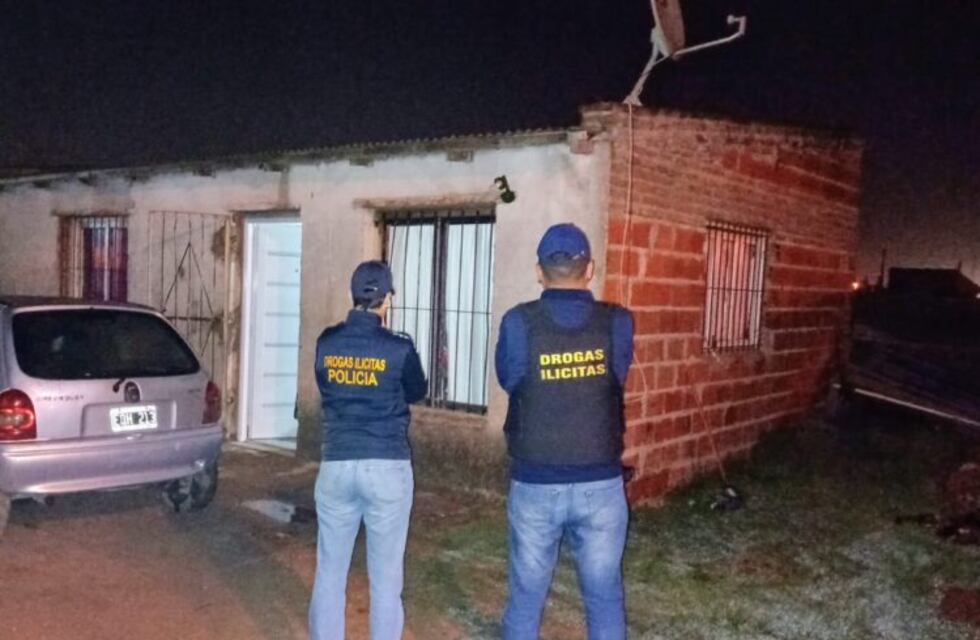 Dos detenidos en allanamientos antidroga en Tres Arroyos