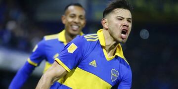 Oscar Romero marcó un golazo de tiro libre para poner el 1-0 del Xeneize sobre Platense. / Gentileza.