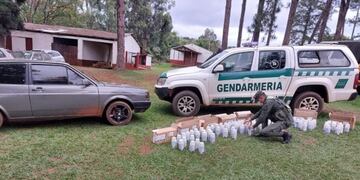Incautan herbicida de contrabando en Bernardo de Irigoyen.