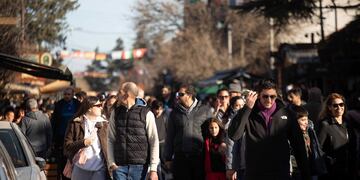 Gran afluencia de turistas en Calamuchita por el fin de semana extra largo.  (La Voz)