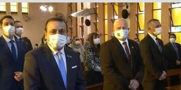 La celebración se realiza en la Iglesia Catedral de Puerto Iguazú.