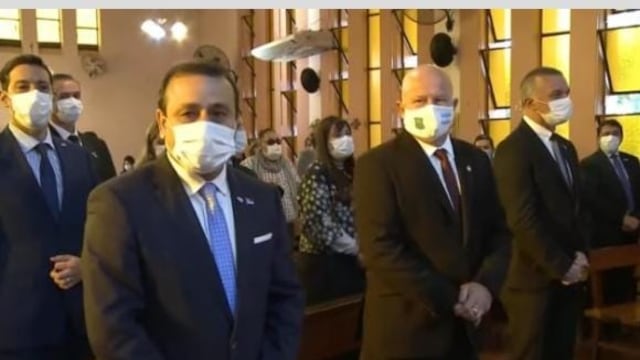 La celebración se realiza en la Iglesia Catedral de Puerto Iguazú.