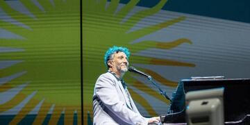 El autor de "Un vestido y un amor" interpretó el tema para la madre de su primer hijo.