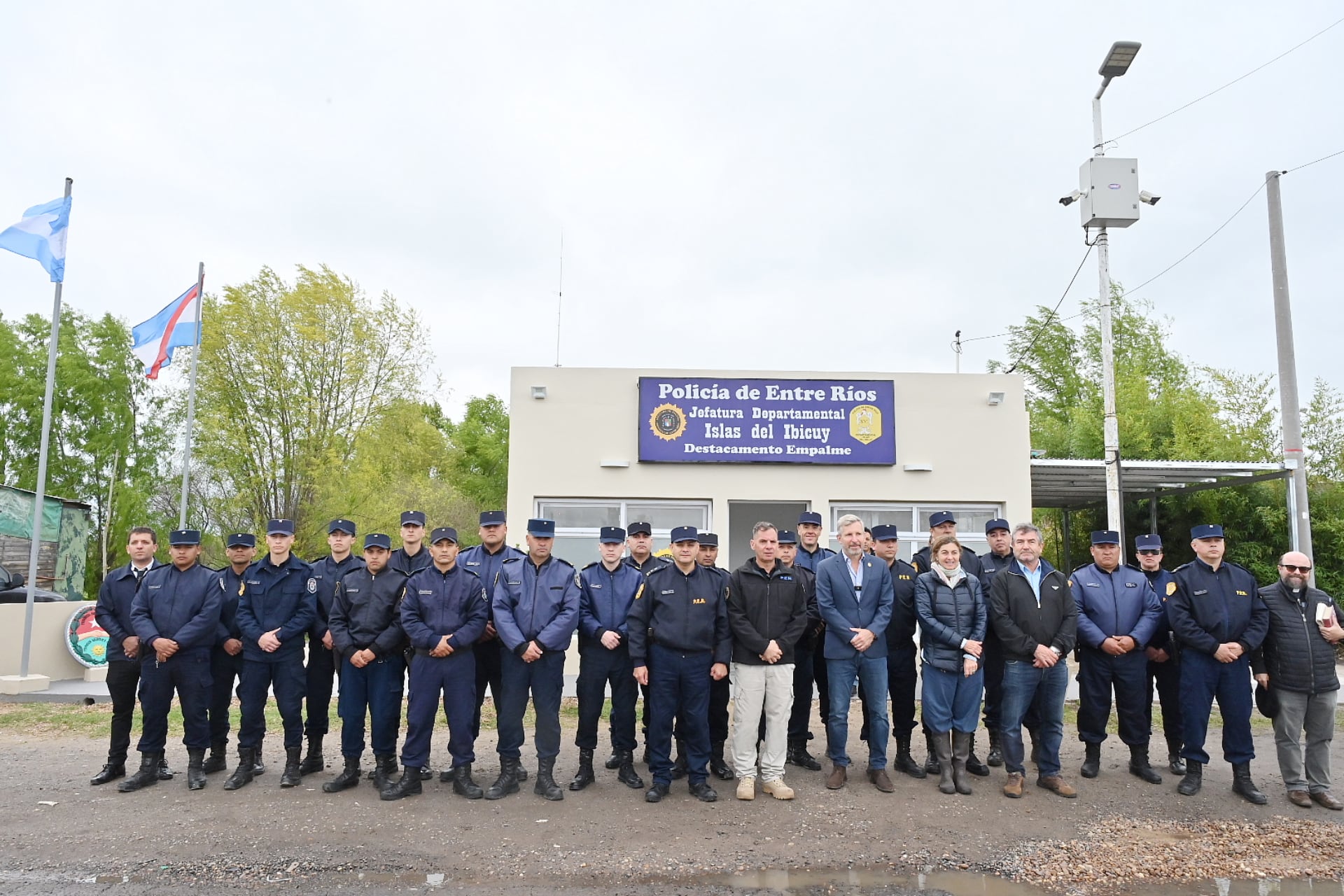 Nuevo puesto policial en acceso a Villa Paranacito