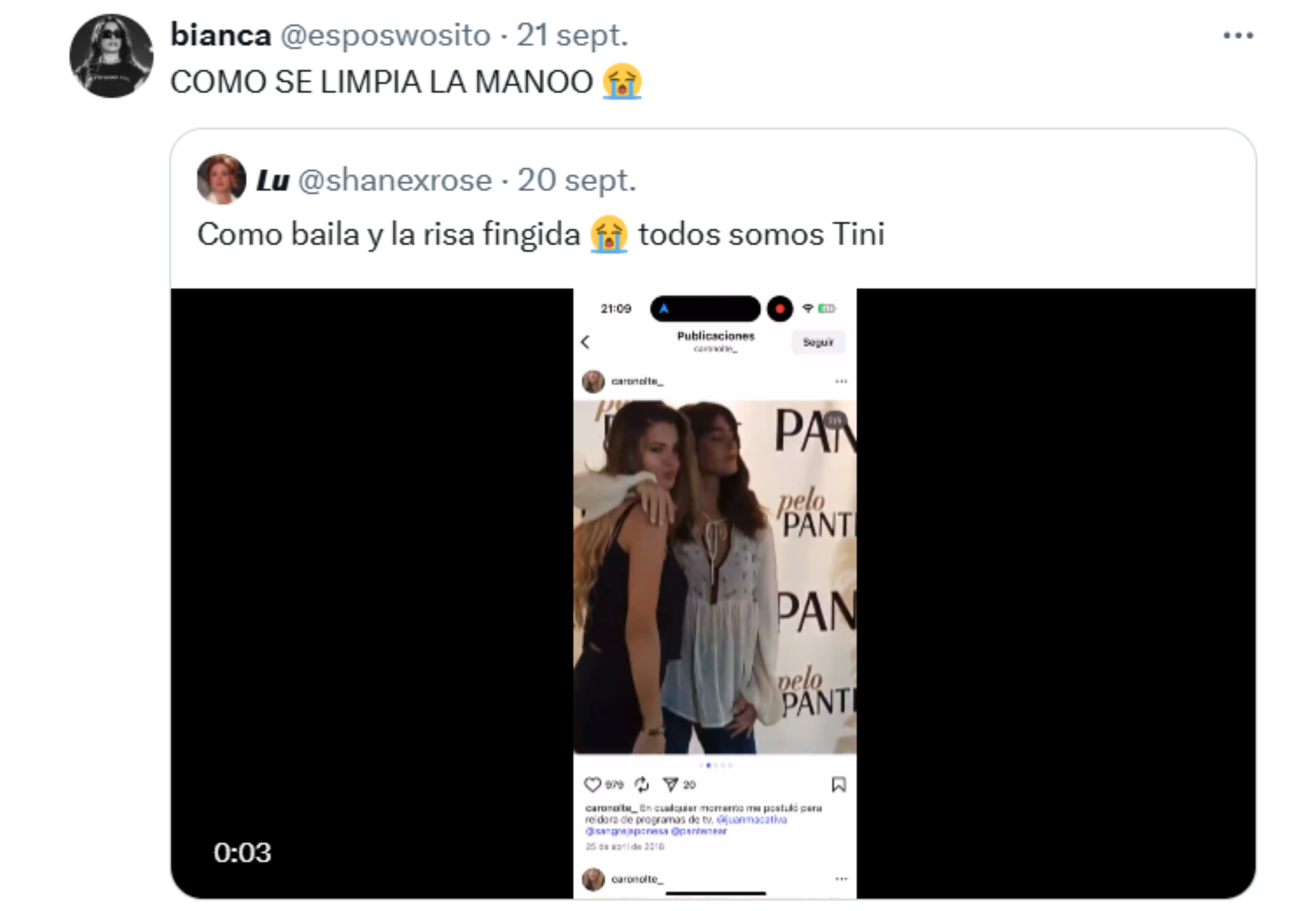 Los usuarios de Twitter viralizaron el clip.