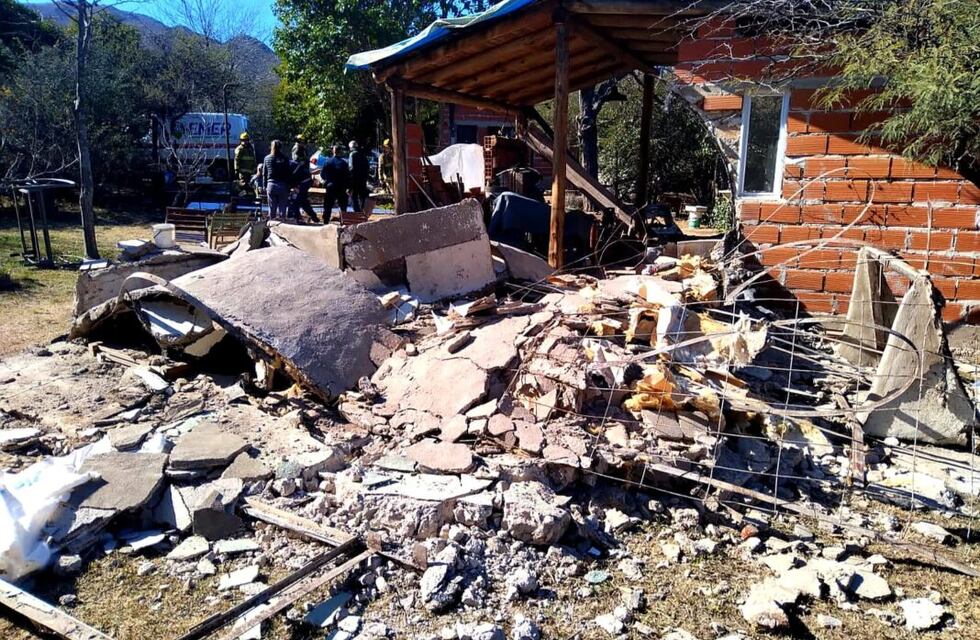 Huerta Grande: se derrumbó una pared y un hombre quedó atrapado