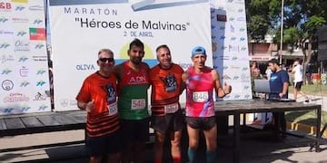 Arroyito Corre en la Maratón Héroes de Malvinas Oliva