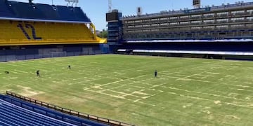Boca no jugará de local en la Bombonera en las próximas fechas tras el pésimo estado del campo de juego.