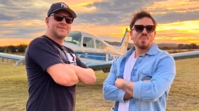 Federico Bal disfruta de los paisajes de San Luis en unas mini vacaciones.