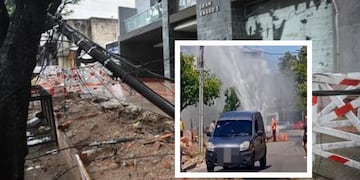 Una cola de novia las calles de la ciudad de Córdoba.