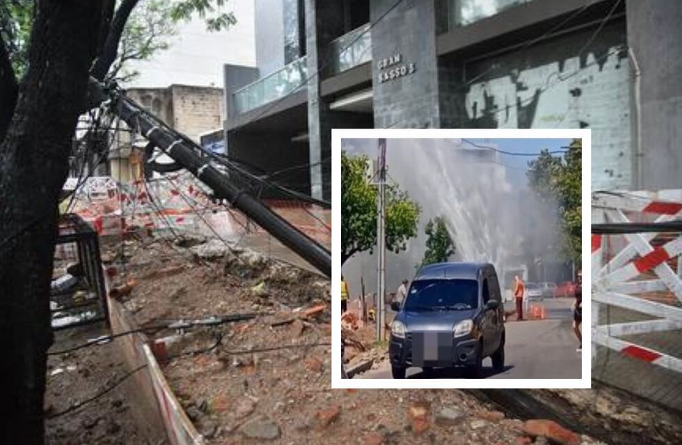 “Una cola de novia” en Córdoba: el desastre que provocó la rotura de un caño