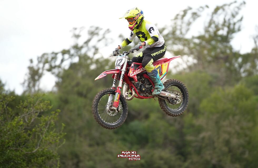 Santino Riba arrancó la temporada 2024 del Campeonato Cordobés de Motocross