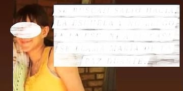 La adolescente se encontraba en la plaza Güemes fuera de peligro.