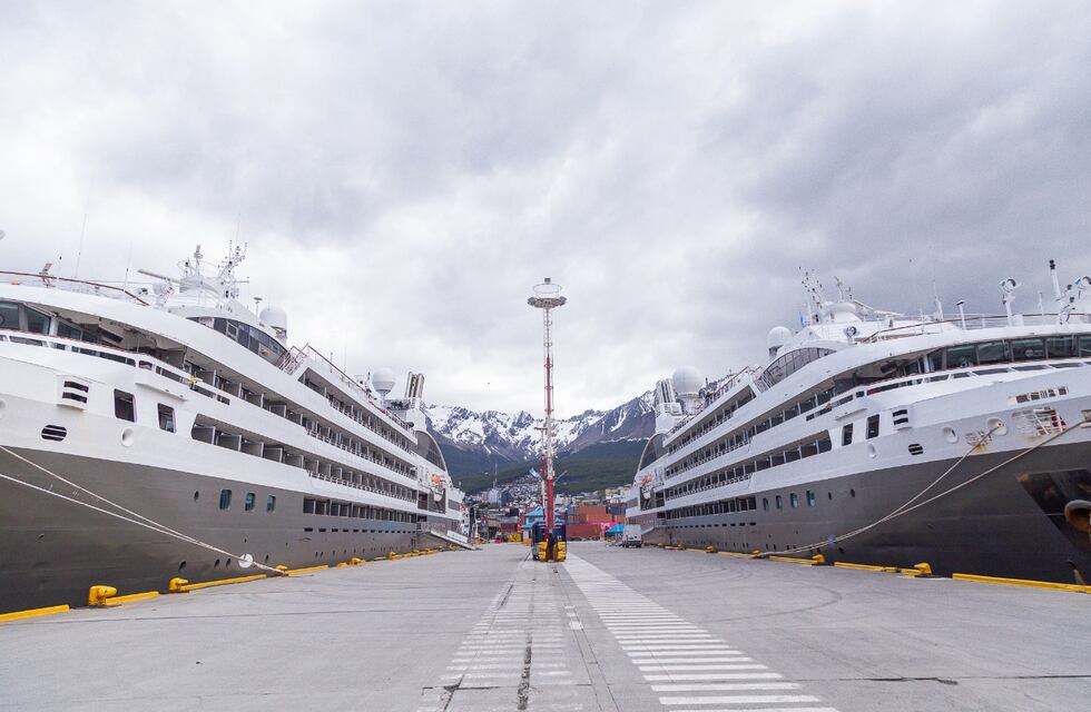 Cerca de 60 mil personas pasaron por el Puerto de Ushuaia en la temporada de Cruceros