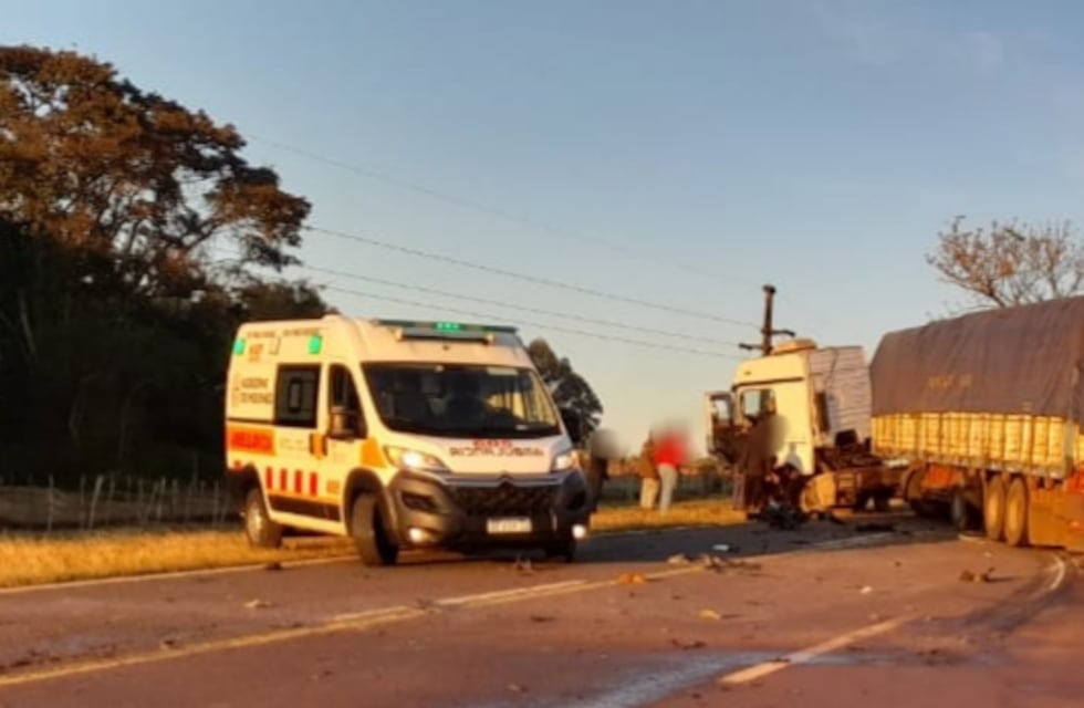 Puerto Leoni: falleció luego de un chocar contra un camión