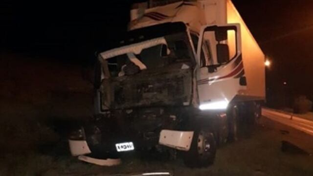 Falleció el conductor de unos de los camiones en la Autopista Serranías Puntanas