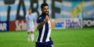 Michael Santos, ya recuperado, a la espera de volver a ser titular (@CATalleresdecba).