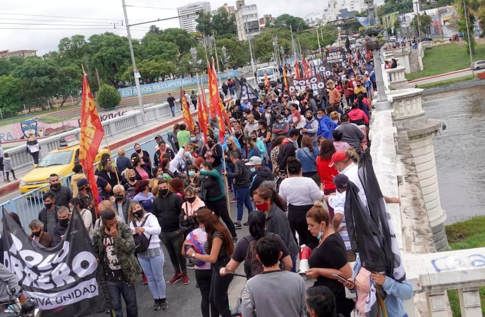 Jueves con marcha del Polo Obrero Córdoba, contra el FMI