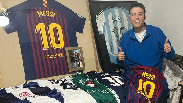 Alberione, fanático de Messi, hace todo lo que puede para estar en Qatar.