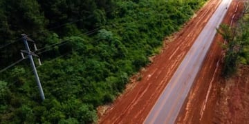 Puerto Piray: ejecutan obras viales.