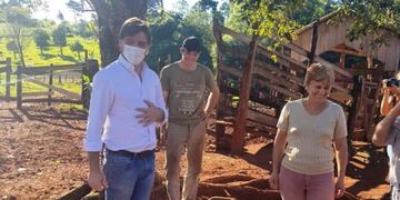 El Ministro del Agro y la Producción recorrió la provincia