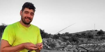 Agustín Mosés Pérez de 30 años que fue atacado por una patota en Chacras de Coria. Gentileza