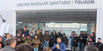 Inauguración del nuevo Centro Modular Sanitario Tolhuin.