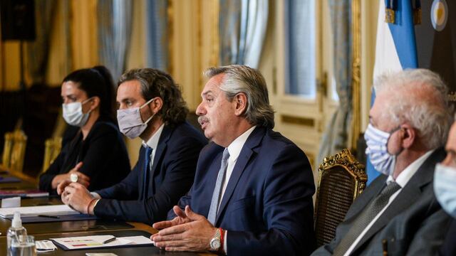 Reunión virtual del Alberto Fernández con los gobernadores