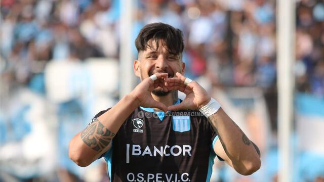 Alan Murialdo abrió el marcador para Racing en el duelo ante Central Norte. (Prensa Racing)
