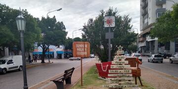Paseo Navideño en el centro de Rafaela