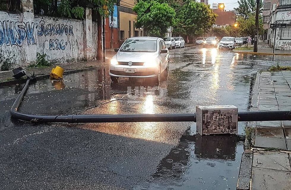 EPE confirmó cortes de luz por tormenta en buena parte del centro de Santa Fe