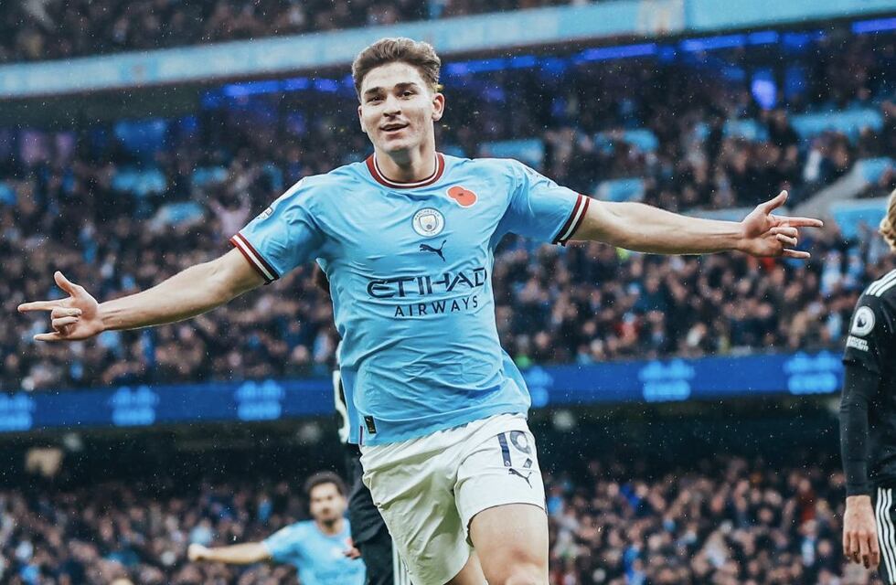 Más afilado que nunca: otro gol de Julián Álvarez para el Manchester City por Premier League