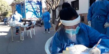 Centro de testeos de coronavirus - Archivo