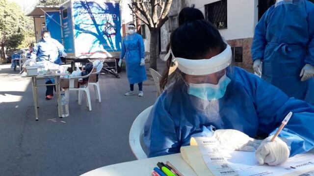 Centro de testeos de coronavirus - Archivo