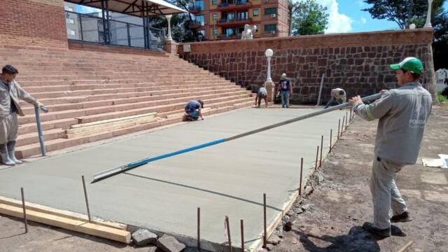 Continúan las obras de reconstrucción del Anfiteatro Manuel Antonio Ramírez .