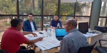 Reunión en Santa Fe por el Proyecto de Ampliación de la Planta de Ósmosis Inversa.