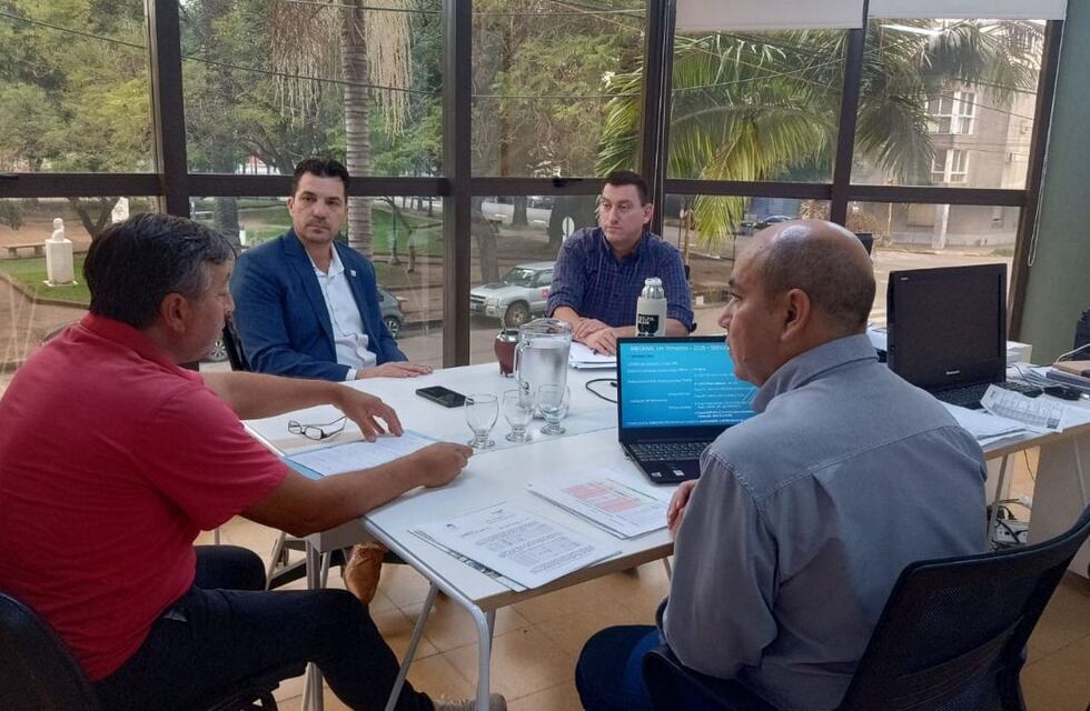 Reunión con autoridades provinciales de Agua y Saneamiento