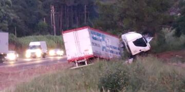 Accidente en Puerto Leoni