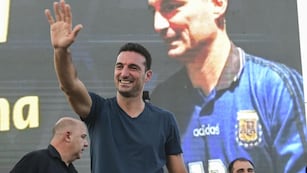 El entrenador de la Selección Argentina, Lionel Scaloni.