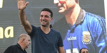El entrenador de la Selección Argentina, Lionel Scaloni.